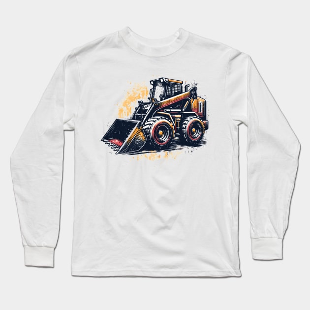 Loader Long Sleeve T-Shirt by Vehicles-Art